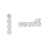 Caitlyn Rose | 14k Fleur Diamond Earrings