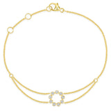 Caitlyn Rose | 14k & Diamond Blossom Necklace